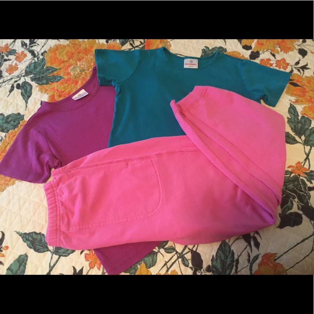 Hanna Anderson Bundle: Joggers and 2 Shirts
